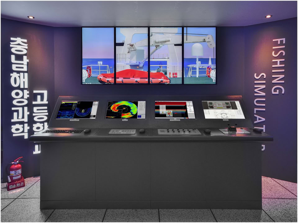 Fishing simulator console