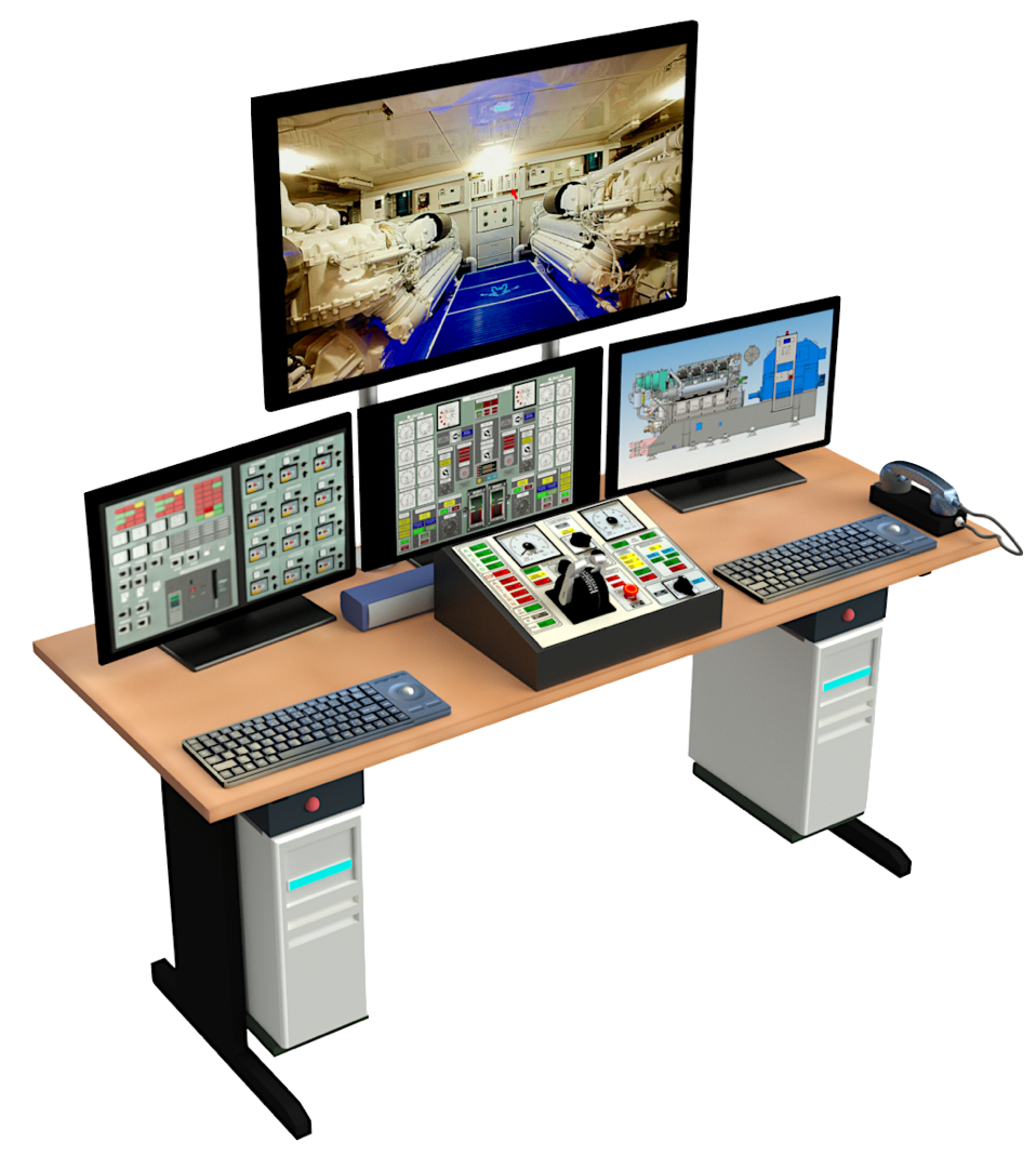 Desktop Engine room simulator.